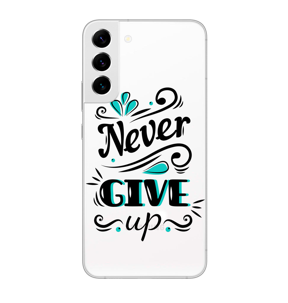 Capa Frase Never Give Up
